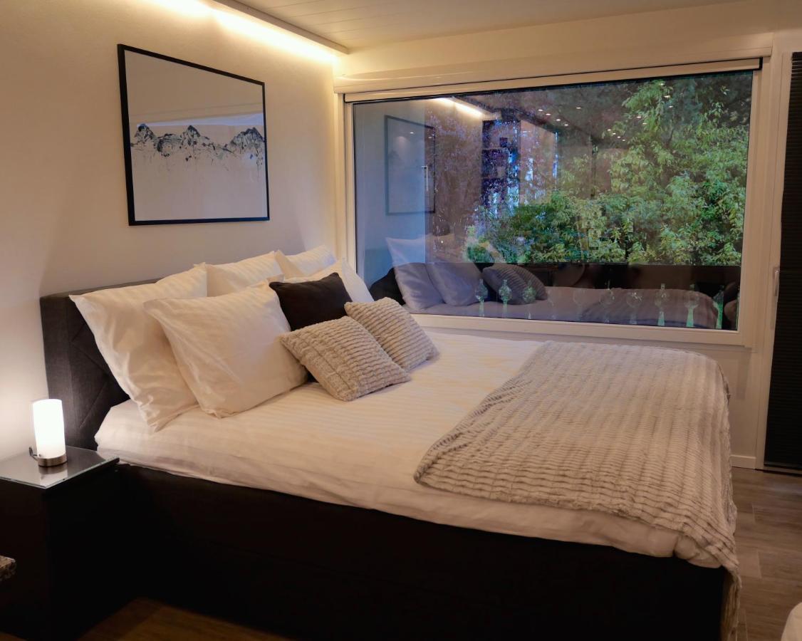 Moderne Wohnung An Toller Lage In Laax Esterno foto